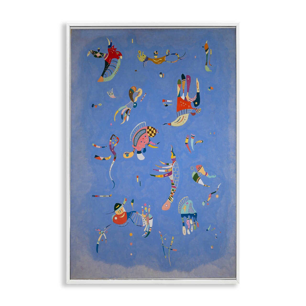 Stupell Industries Kandinsky Sky Blue Painting Framed Giclee Wall Art Design by one1000paintings